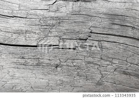 Old weathered cracked wooden texture 113343935