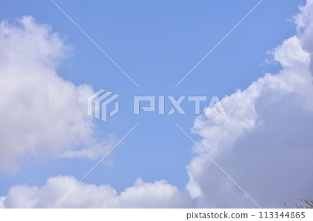 Blue sky and clouds Blue sky and clouds 113344865