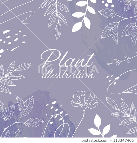 Simple illustration of a plant_1 113347406