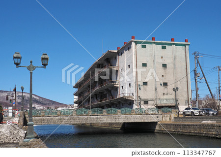 Otaru Canal: Ryugu Bridge and Historical Buildings Otaru Canal: Ryugu Bridge and Historical Buildings 113347767