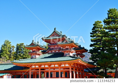 平安神宮大極殿 京都旅遊勝地 京都旅遊景點 平安神宮大極殿 京都旅遊勝地 京都旅遊景點 113348253