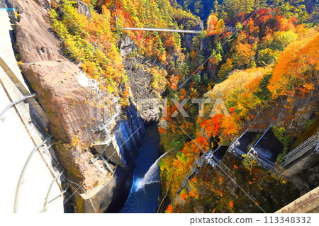Autumn leaves of Setozyo gorge 113348332