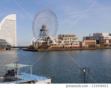 港未來的早春景色 113348421