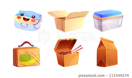 Set of lunchboxes for snacks 113349374