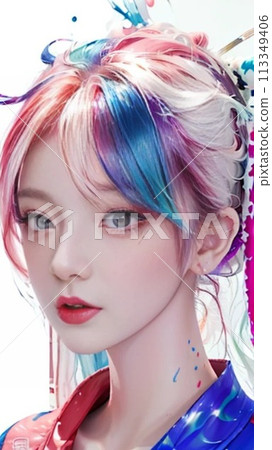 Rainbow girl Rainbow girl 113349406