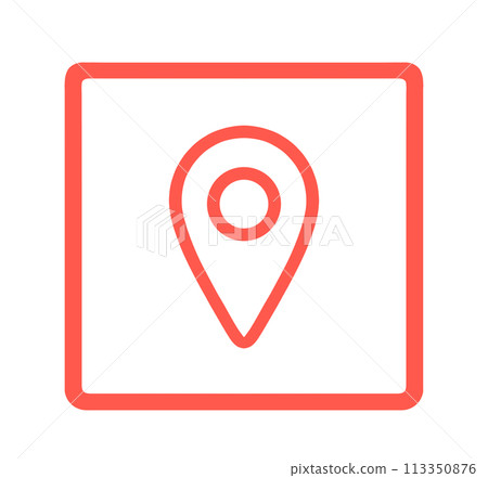 simple red map mark simple red map mark 113350876
