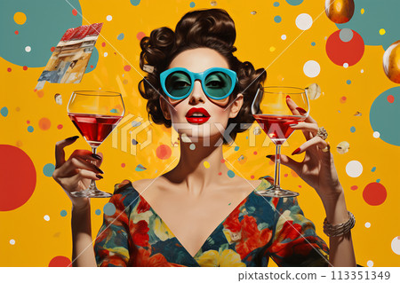 Retro Chic Celebration 113351349