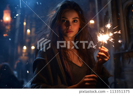 Enchanted Evening with Sparklers Enchanted Evening with Sparklers 113351375