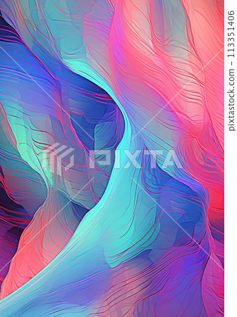 Abstract Color Cascade Abstract Color Cascade 113351406