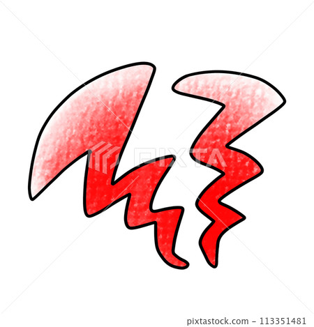 Loose and simple piri-piri mark analog style Loose and simple piri-piri mark analog style 113351481
