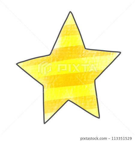 寬鬆簡約橫條紋星形模擬風 113351529