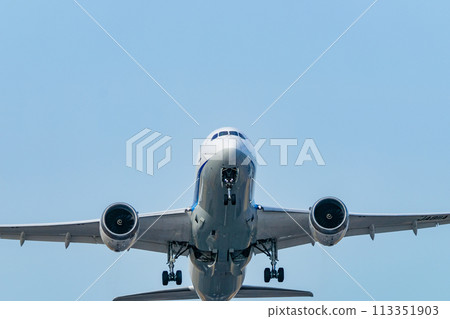 Plane taking off Plane taking off 113351903