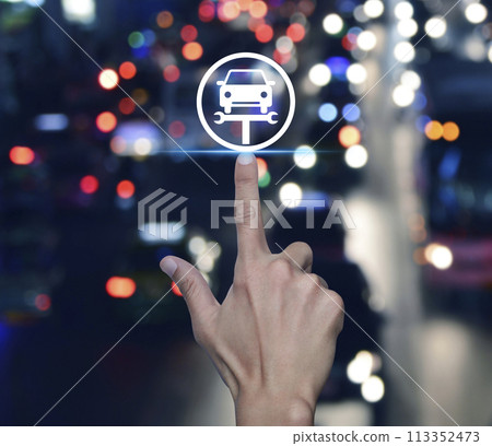Business repair car service concept 113352473