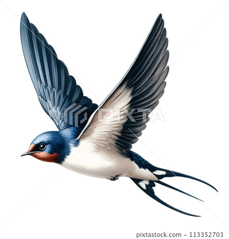 Flapping swallow 113352703
