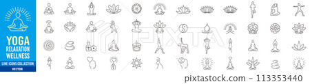 yoga, icon, icons 113353440