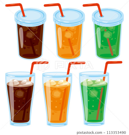 Soft drink set 113353490
