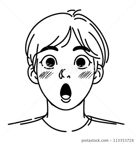 Surprised person 113353728