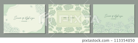 繡球花 繡球花 雨季繡球花素材組 框架背景向量圖 簡約 繡球花 繡球花 雨季繡球花素材組 框架背景向量圖 簡約 113354850