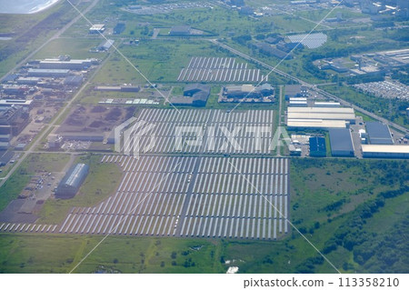 Scenery seen from above Tomakomai Scenery seen from above Tomakomai 113358210