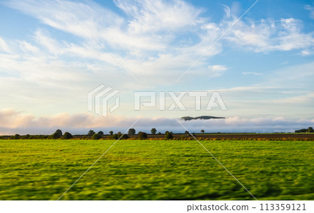 Scottish Lowlands panorama Scottish Lowlands panorama 113359121