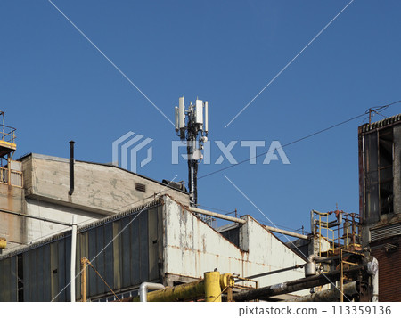 abandoned factory ruins abandoned factory ruins 113359136