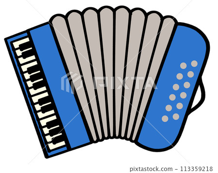 Accordion illustration material 113359218