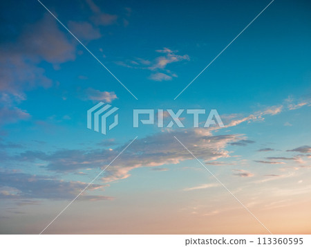 evening clouds 113360595