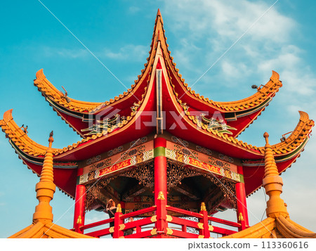 Chinese temple style pavilion Chinese temple style pavilion 113360616