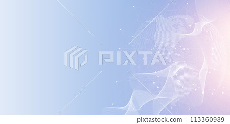 Global network connection banner design template. Header social network communication in the global business concept. Big data visualization. Internet technology Global network connection banner design template. Header social network communication in the global business concept. Big data visualization. Internet technology 113360989