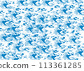Blue seamless background 113361285