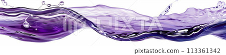 Abstract purple water illustration AI image 113361342