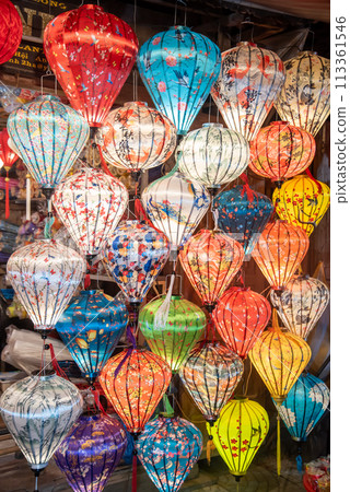 世界遺產城市會安美麗的燈籠夜景 113361546