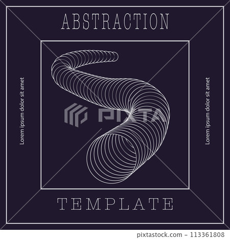 idea of an abstract composition for the design of a poster, banner, poster, cover or postcard. Premium version of the corporate style. Template for interior design, prints and decorations idea of an abstract composition for the design of a poster, banner, poster, cover or postcard. Premium version of the corporate style. Template for interior design, prints and decorations 113361808