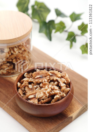 Walnuts in a bowl Walnuts in a bowl 113361822