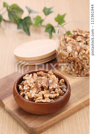 Walnuts in a bowl Walnuts in a bowl 113361944
