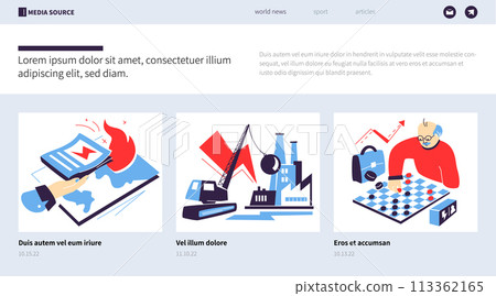 Challenges and Strategic Solutions - colorful flat design style banner Challenges and Strategic Solutions - colorful flat design style banner 113362165