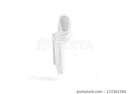 Blank white female shayla mockup, front view Blank white female shayla mockup, front view 113362380