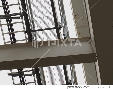 Looking up at the monorail 113362604