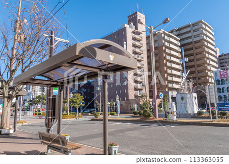 Station front view: Obu Station Station front view: Obu Station 113363055