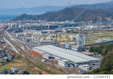 Hokuriku Shinkansen, Tsuruga Scenery, April 2024 113364741