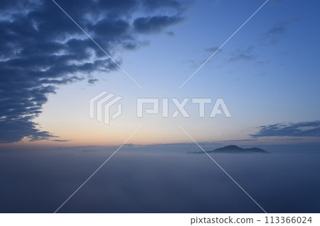 Sea of clouds in Kamakurayama, Motegi, Tochigi prefecture 113366024