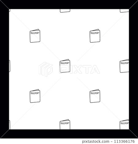 Passport seamless pattern. Suitable for background, wallpapers, fabrics, textiles, wrapping papers, printed materials, and many more. Vector Outline Doodle Illustration, Tourism and Travelling Concept Passport seamless pattern. Suitable for background, wallpapers, fabrics, textiles, wrapping papers, printed materials, and many more. Vector Outline Doodle Illustration, Tourism and Travelling Concept 113366176