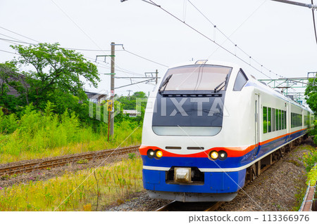 JR Shinetsu Main Line Limited Express Shirayuki E653 Series Niigata⇔Joetsu Myoko 2023 113366976