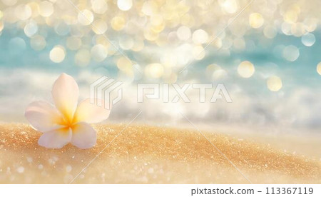 波光粼粼的熱帶海灘、海洋影像背景(AI生成素材) 波光粼粼的熱帶海灘、海洋影像背景(AI生成素材) 113367119