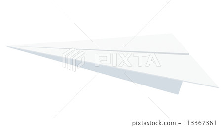 3D素材_紙飛機_背景透明 113367361