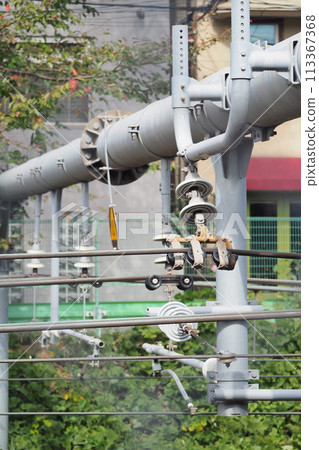 Railway overhead wire 113367368