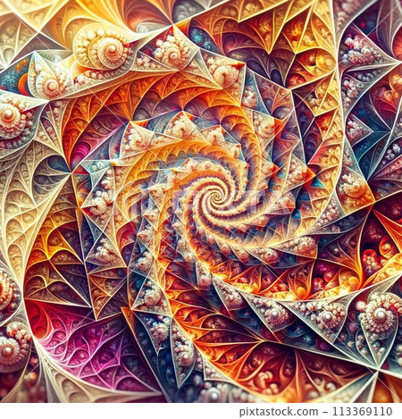 Unknown life form shell color illustration 113369110