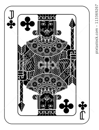 Playing Cards Deck Pack Jack Of Clubs Card Design Playing Cards Deck Pack Jack Of Clubs Card Design 113369267