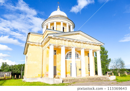 Cathedral of the Assumption of the Blessed Virgin Mary in Lyubytino, Novgorod region, Russia 113369643