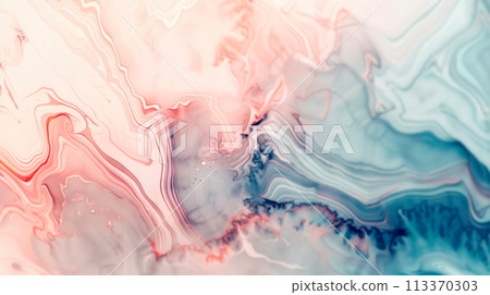 featuring a marble texture with intricate paint patterns and fluid ink textures, perfect for creating modern backgrounds. Generative AI featuring a marble texture with intricate paint patterns and fluid ink textures, perfect for creating modern backgrounds. Generative AI 113370303